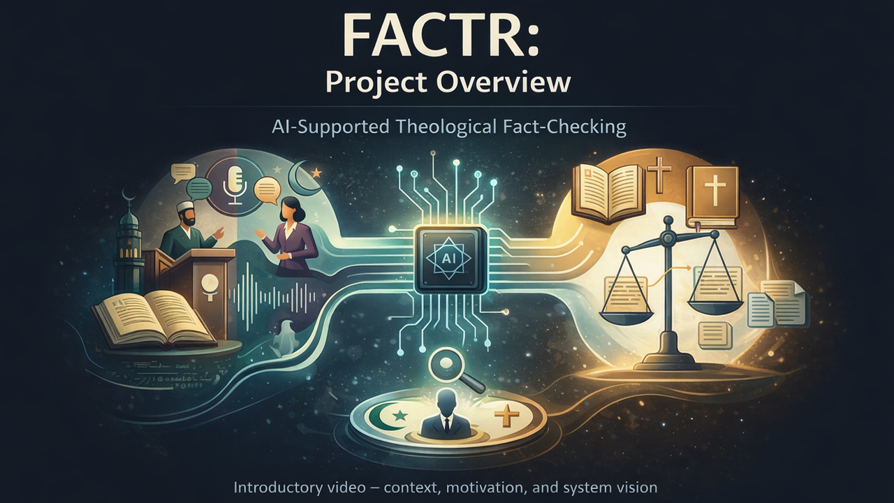 FACTR: Project Overview — AI-Supported Theological Fact-Checking