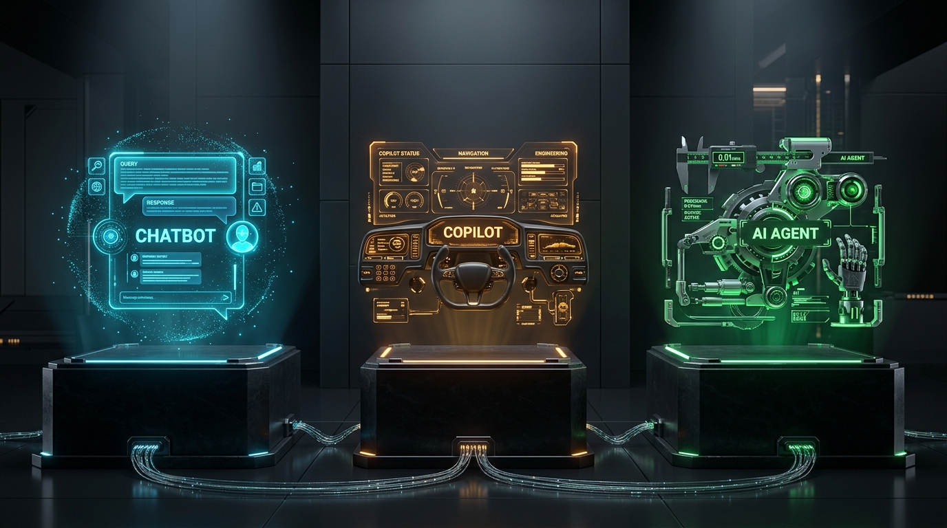Autonomy Spectrum: Chatbot vs Copilot vs AI Agent Architecture